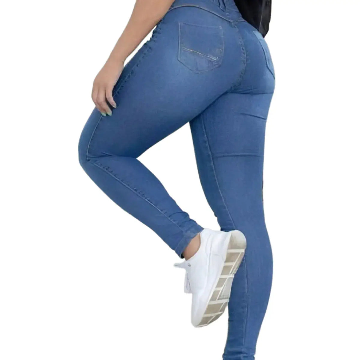 Calça Jeans Feminina Cintura Alta