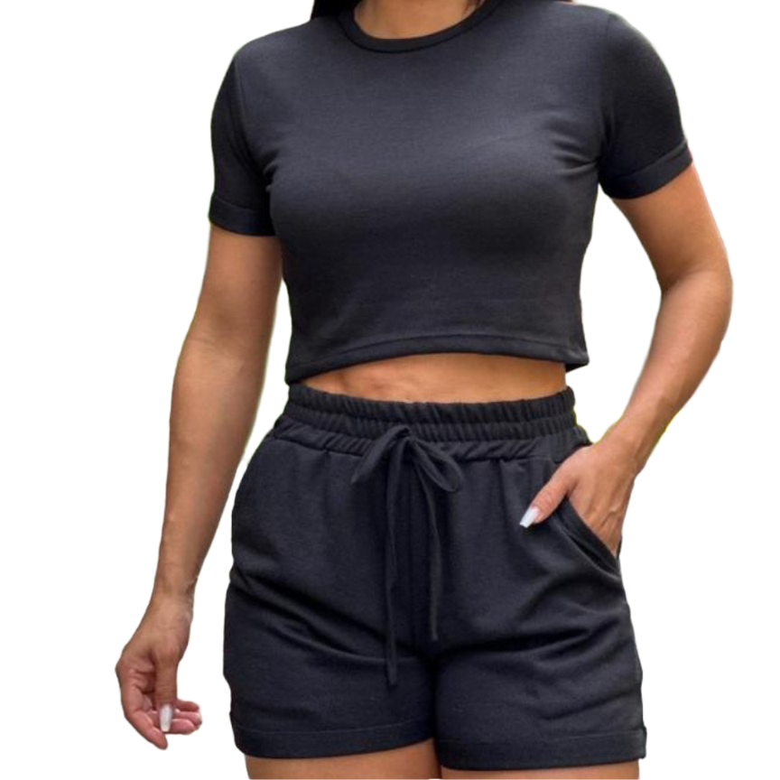 Conjunto Feminino Blusa e Short